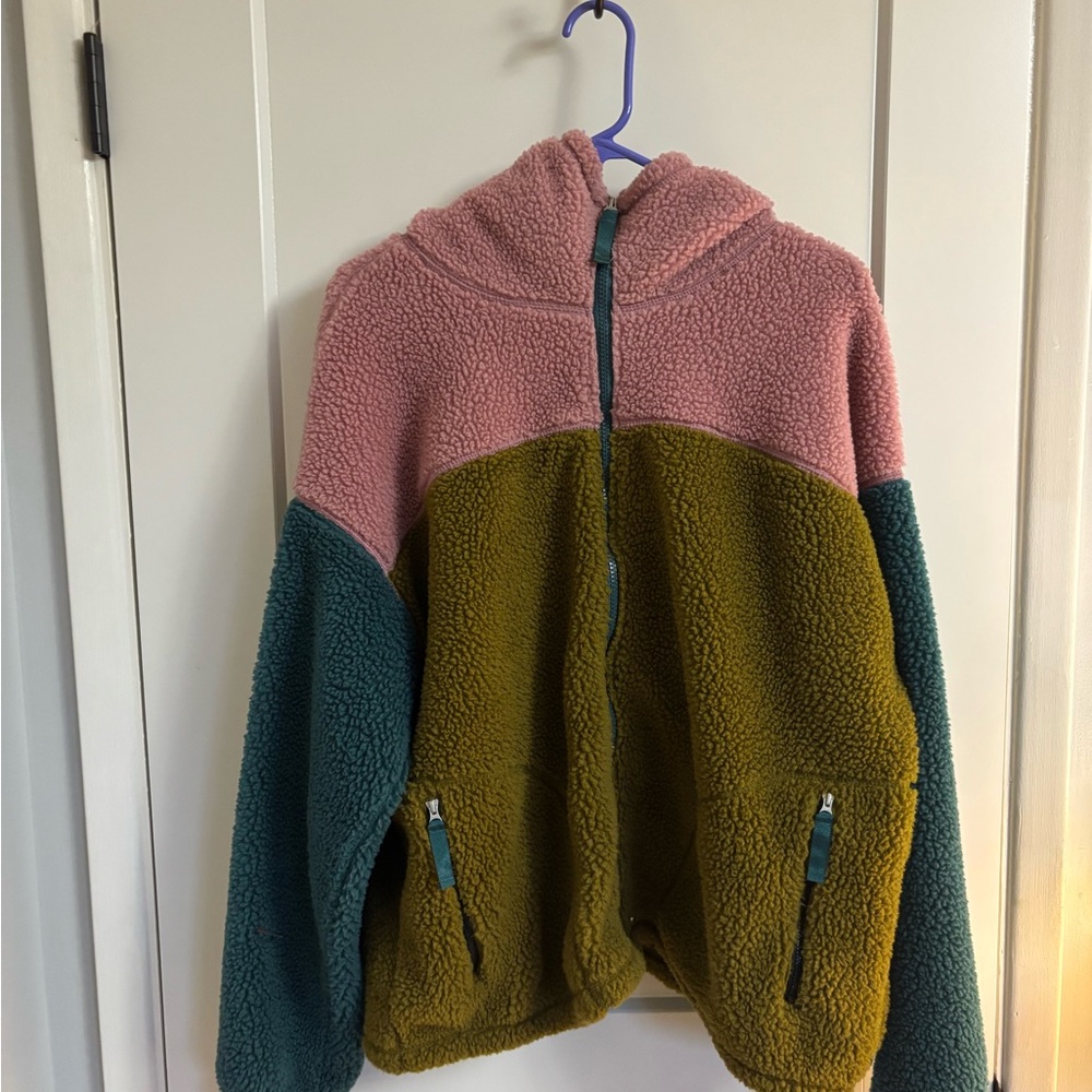 Eddie Bauer Pink Sherpa Jacket